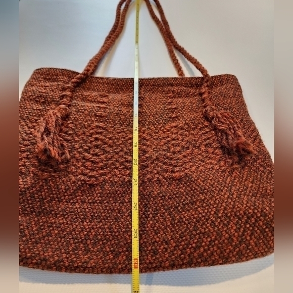 Vintage Bohemian Style‎ Brown Shoulder Length Pocketbook - Picture 5 of 9